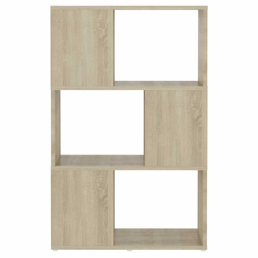 Book Cabinet Room Divider Sonoma Oak 60x24x94cm Engineered Wood
