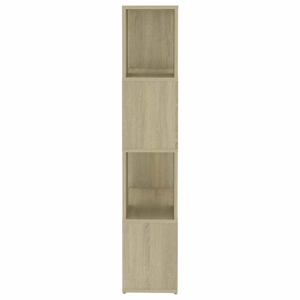 Book Cabinet Room Divider Sonoma Oak 60x24x124.5 cm