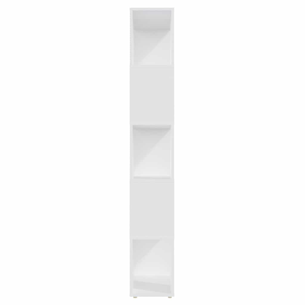 809089 vidaXL Book Cabinet Room Divider White 60x24x155 cm Engineered Wood