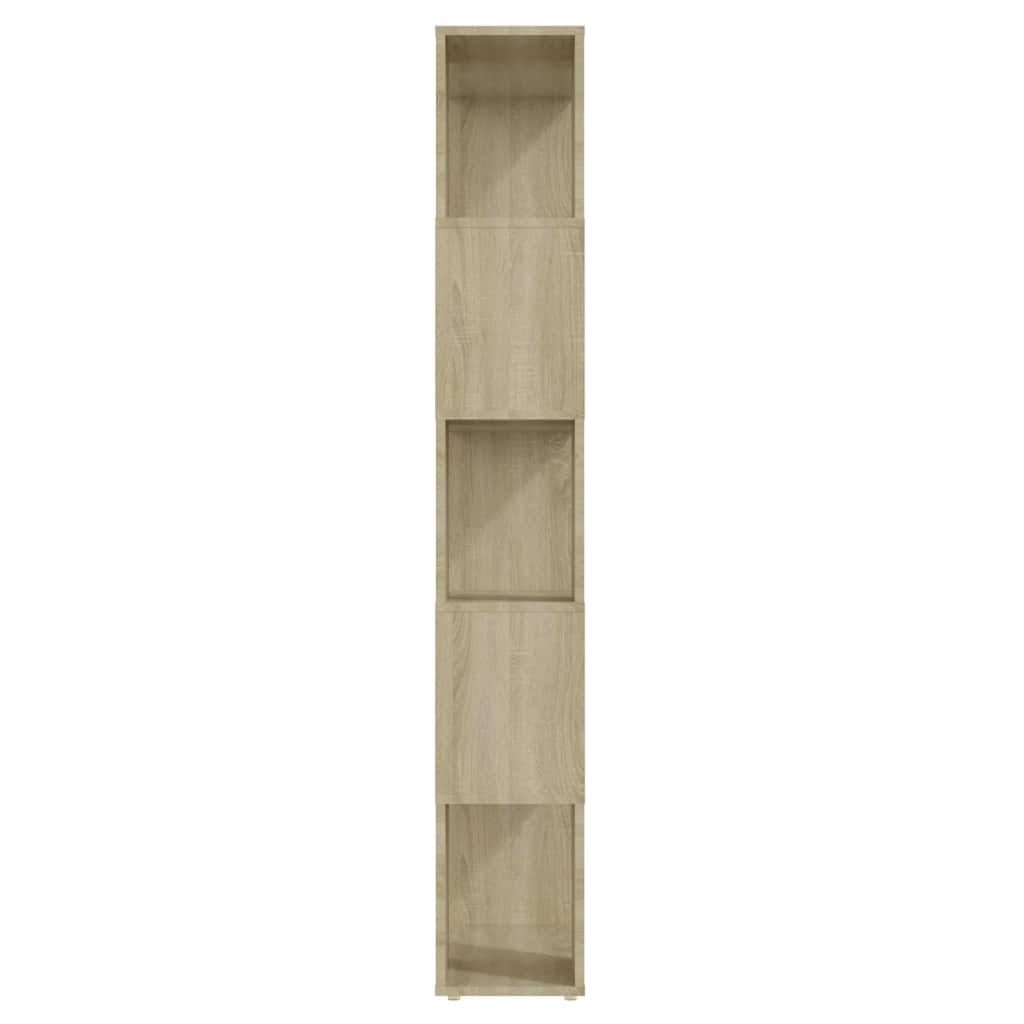 809092 vidaXL Book Cabinet Room Divider Sonoma Oak 60x24x155 cm