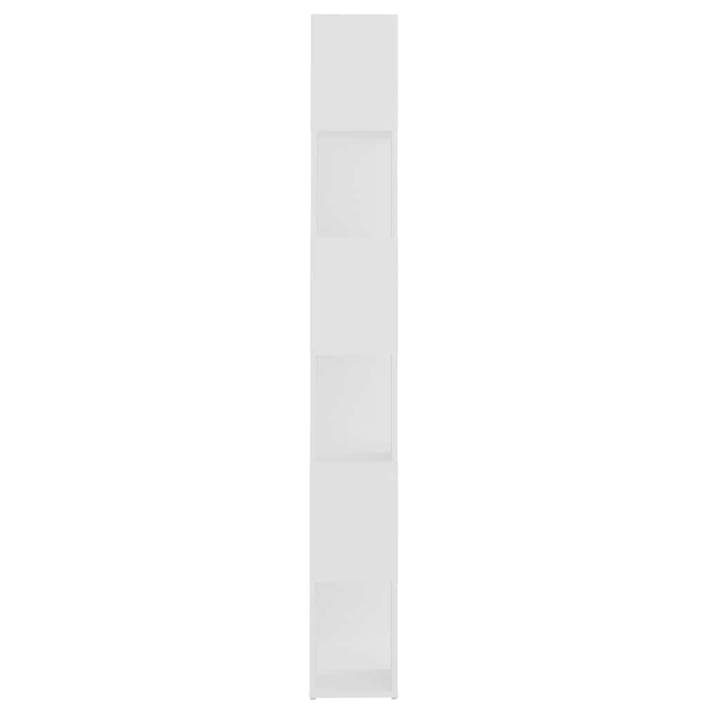 809098 vidaXL Book Cabinet Room Divider White 60x24x186 cm