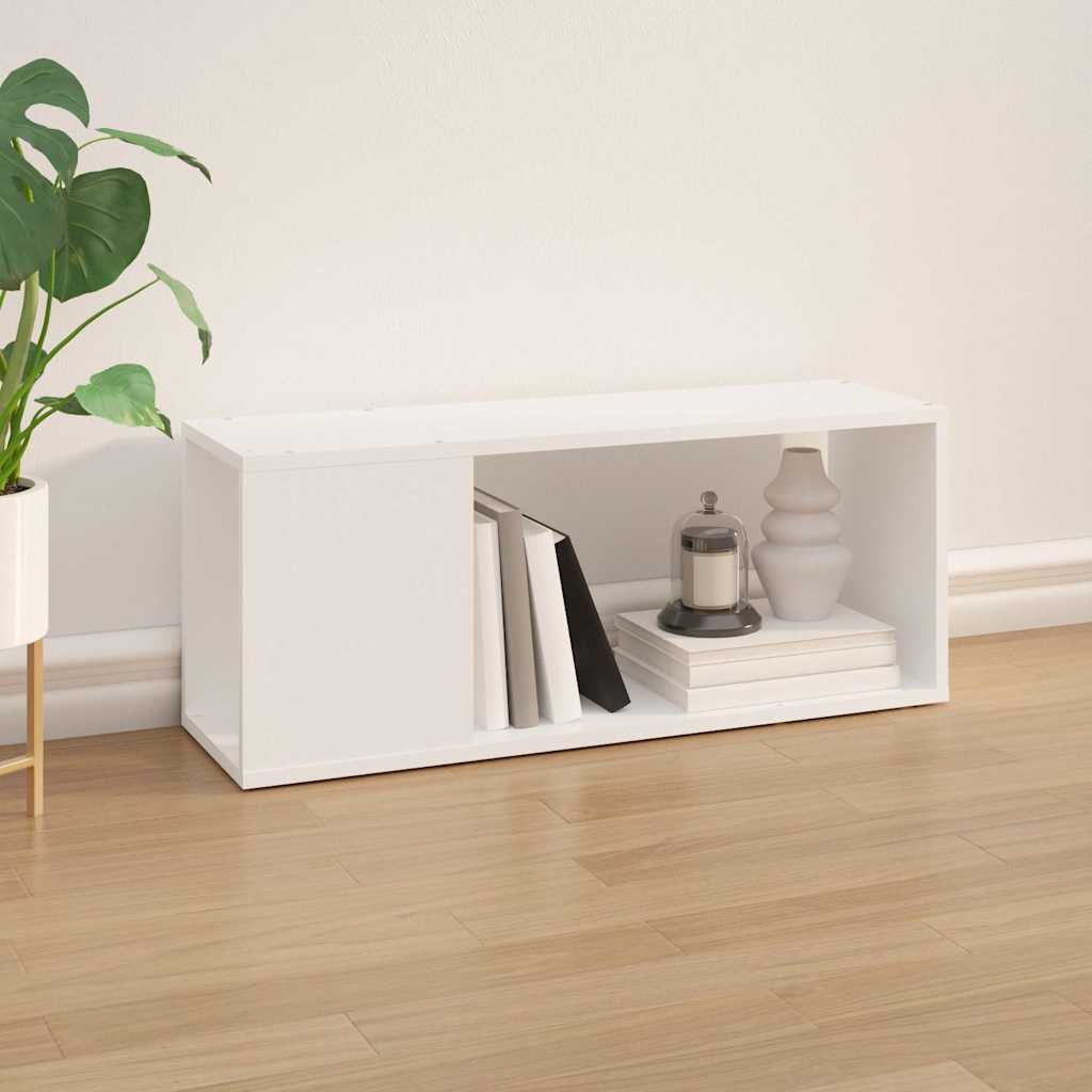 809107 vidaXL TV Cabinet White 80x24x32 cm Engineered Wood