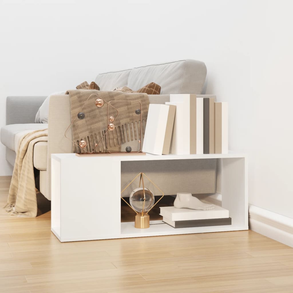 809107 vidaXL TV Cabinet White 80x24x32 cm Engineered Wood