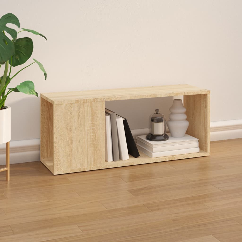 809110 vidaXL TV Cabinet Sonoma Oak 80x24x32 cm Engineered Wood