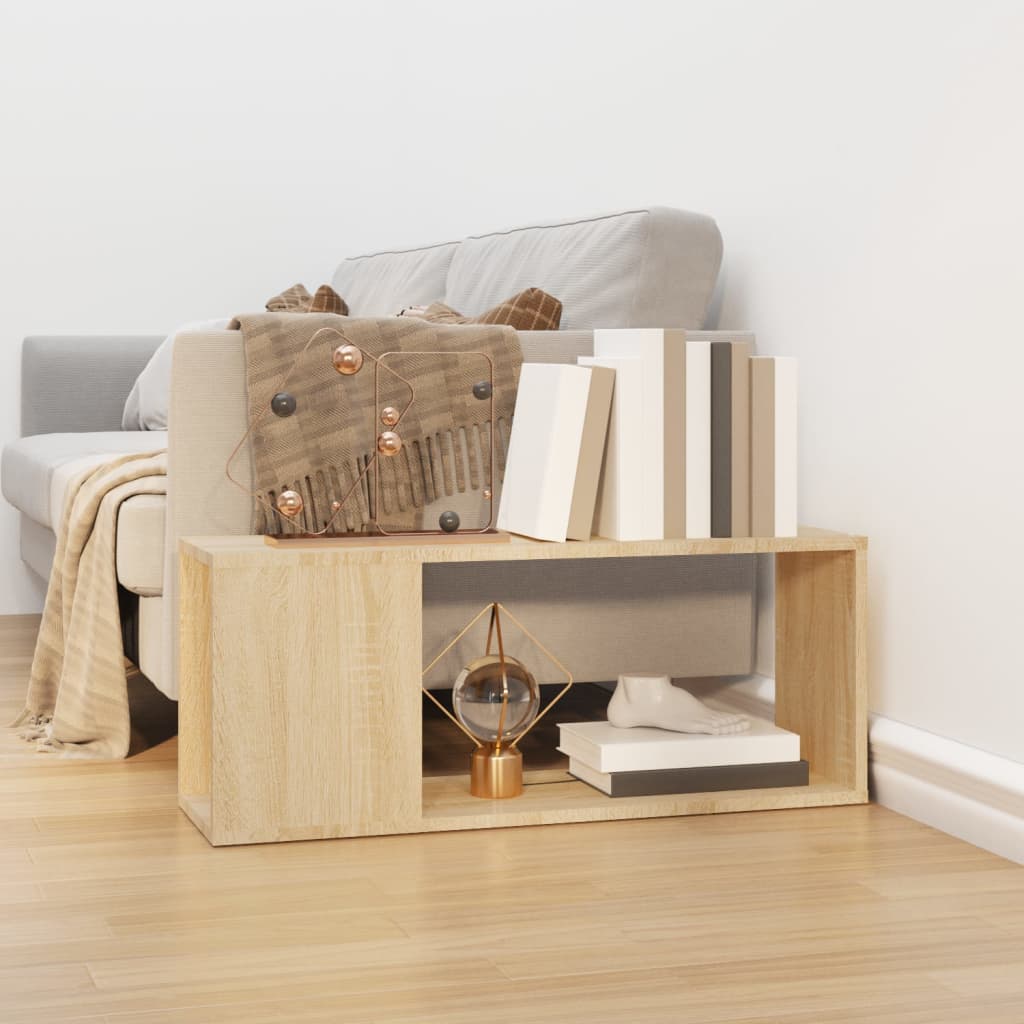 809110 vidaXL TV Cabinet Sonoma Oak 80x24x32 cm Engineered Wood