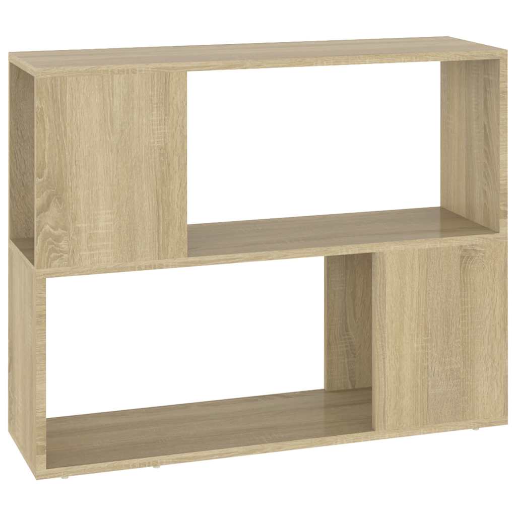 809119 vidaXL TV Cabinet Sonoma Oak 80x24x63 cm Engineered Wood