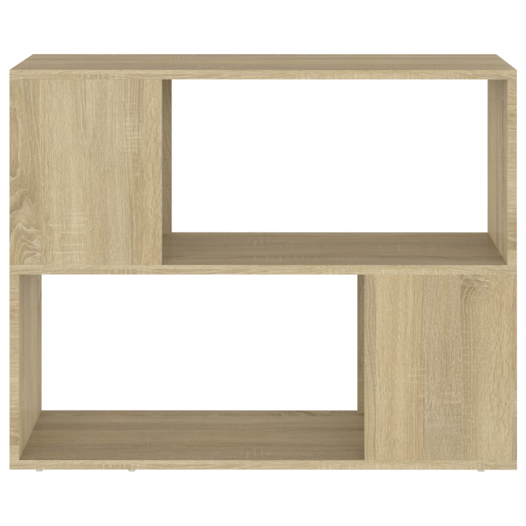 809119 vidaXL TV Cabinet Sonoma Oak 80x24x63 cm Engineered Wood