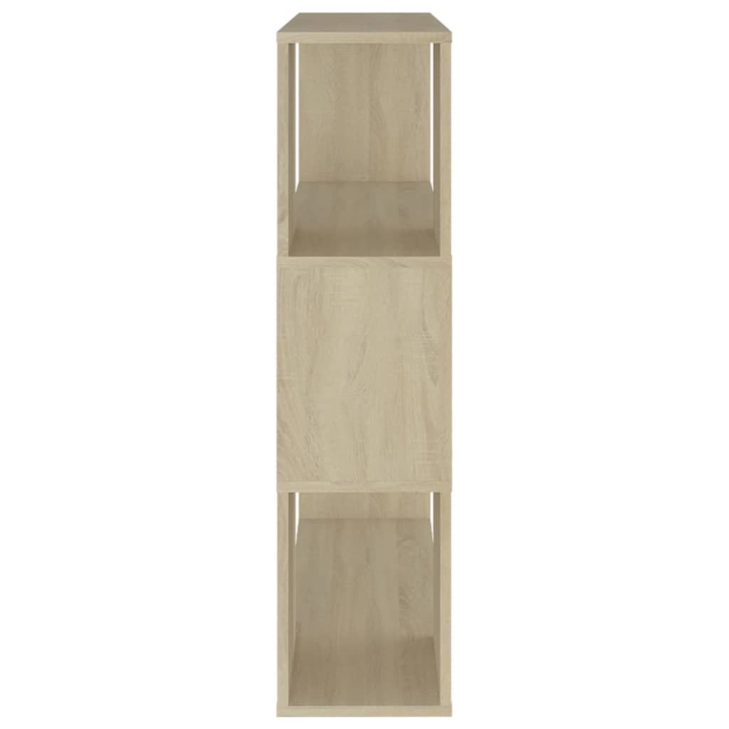 Book Cabinet Room Divider Sonoma Oak 80x24x94cm Engineered Wood