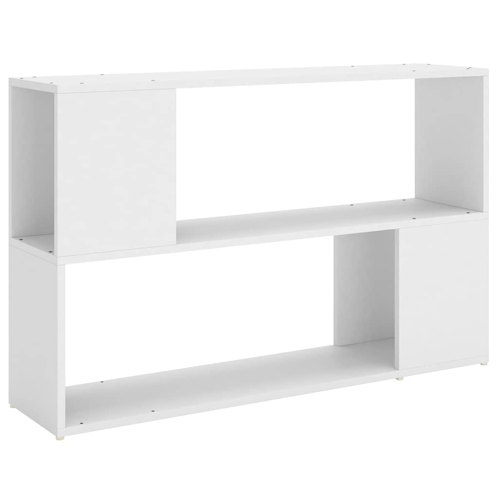 809170 vidaXL Book Cabinet White 100x24x63 cm Engineered Wood