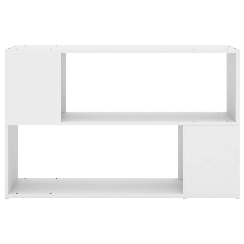 809170 vidaXL Book Cabinet White 100x24x63 cm Engineered Wood