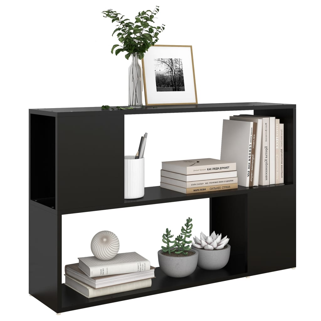 Book Cabinet | Black | Engineered Wood | Book Cabinet | Rectangular