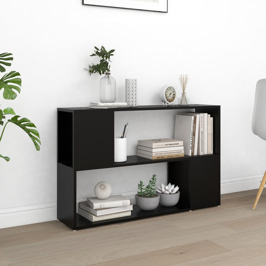 Book Cabinet | Black | Engineered Wood | Book Cabinet | Rectangular