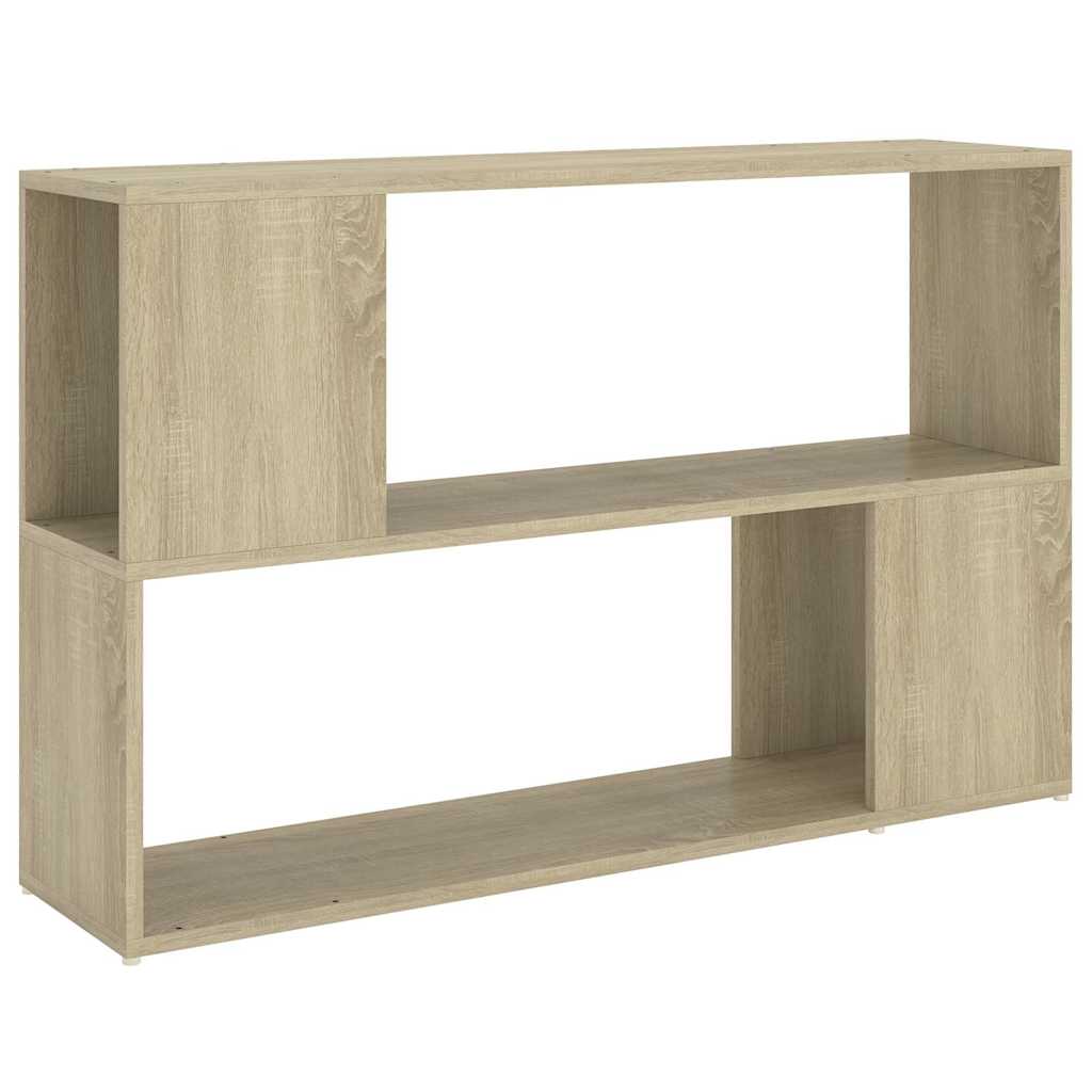 809173 vidaXL Book Cabinet Sonoma Oak 100x24x63 cm Engineered Wood