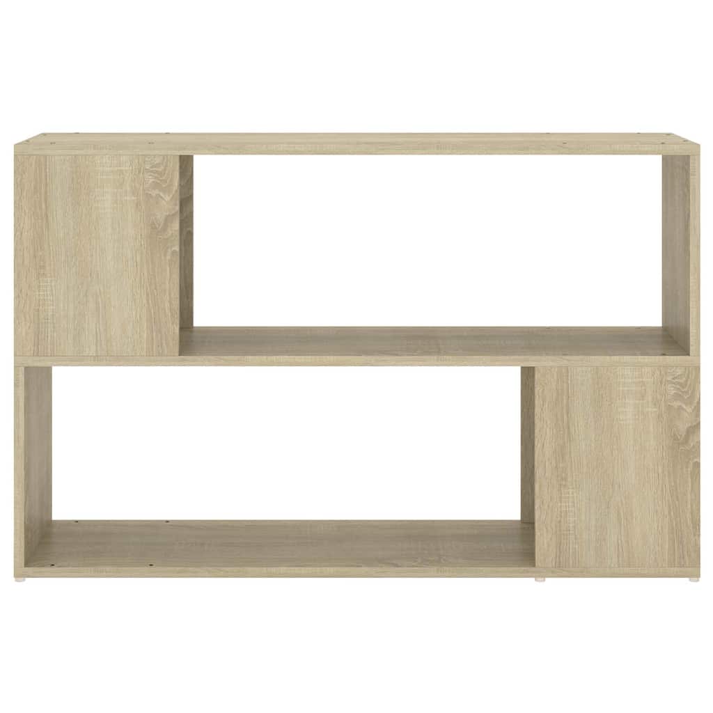 809173 vidaXL Book Cabinet Sonoma Oak 100x24x63 cm Engineered Wood