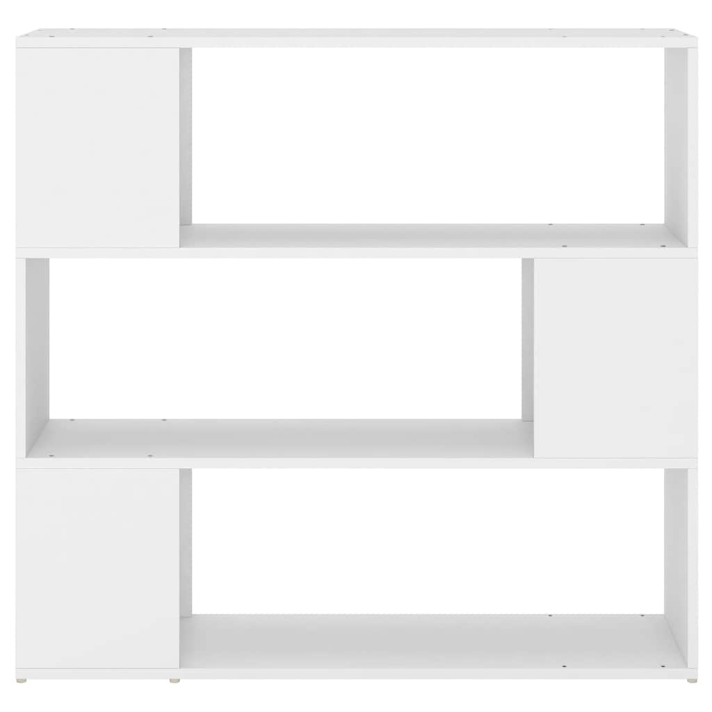 809179 vidaXL Book Cabinet Room Divider White 100x24x94 cm