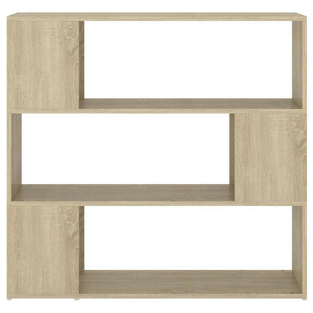 809182 vidaXL Book Cabinet Room Divider Sonoma Oak 100x24x94 cm