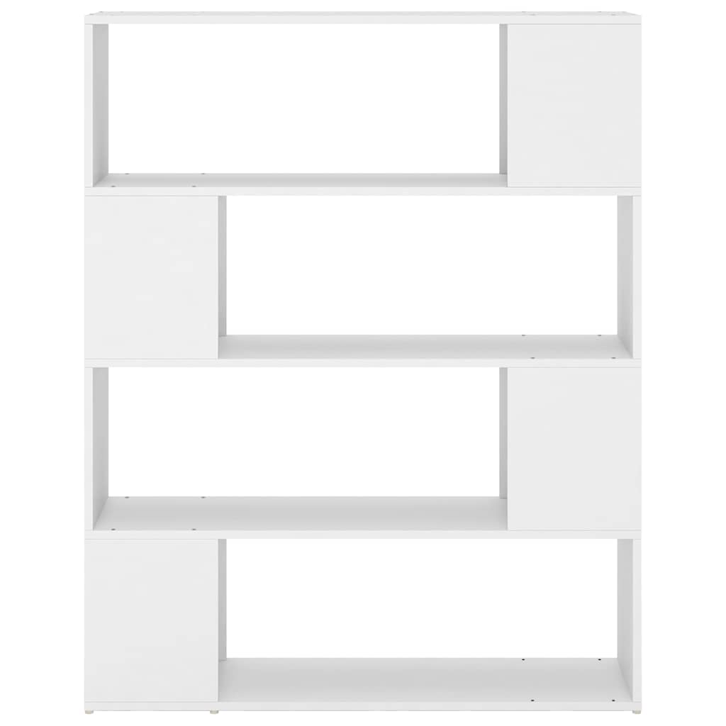 809188 vidaXL Book Cabinet Room Divider White 100x24x124 cm