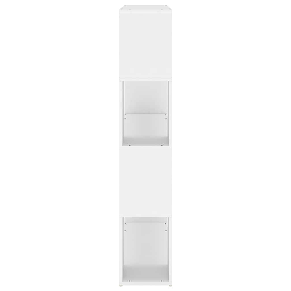 809188 vidaXL Book Cabinet Room Divider White 100x24x124 cm