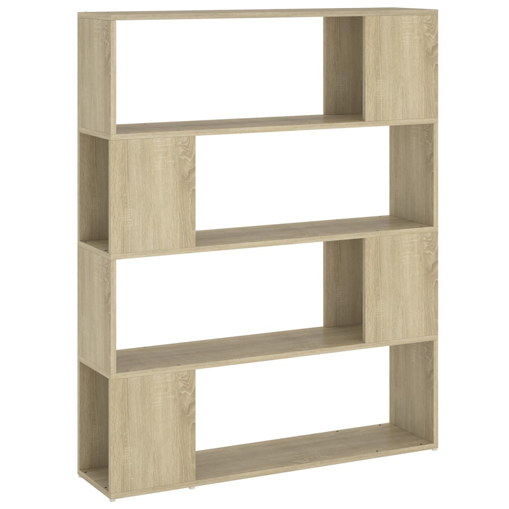 Book Cabinet Room Divider | Sonoma oak | Engineered wood | Medium