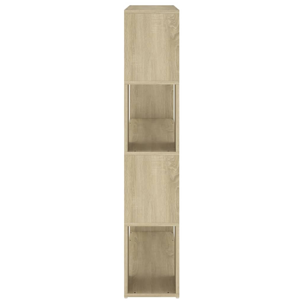 Book Cabinet Room Divider | Sonoma oak | Engineered wood | Medium