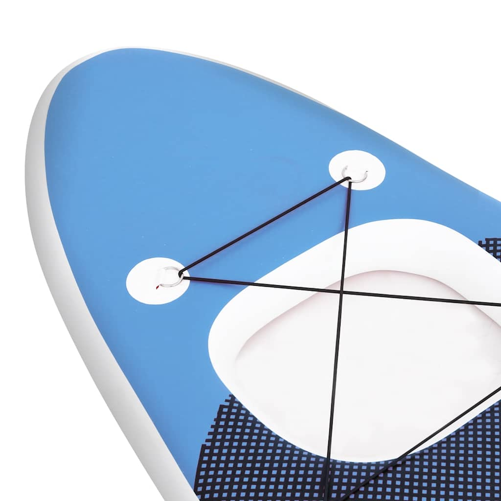 vidaXL Inflatable Stand Up Paddle Board Set Sea Blue 330x76x10 cm