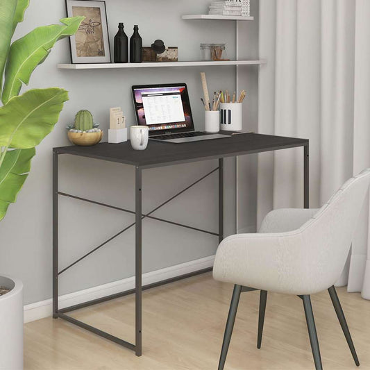30208 vidaXL Computer Desk Black 110x60x70 cm Engineered Wood