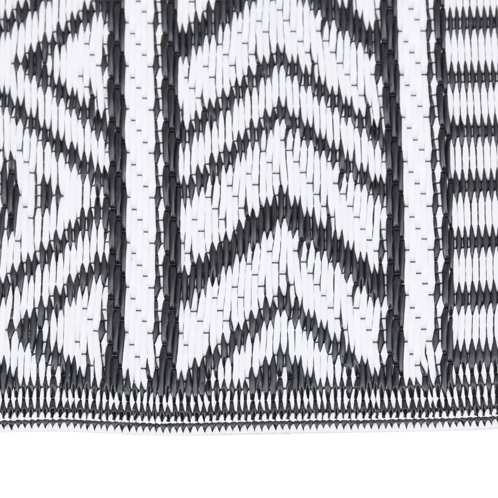 Outdoor Rug ARAKIL Black 190x290 cm PP