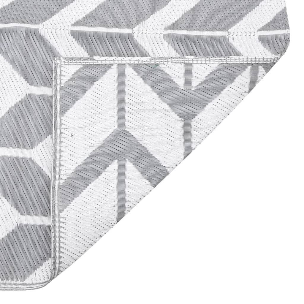Outdoor Rug ARAKIL Grey 120x180 cm PP