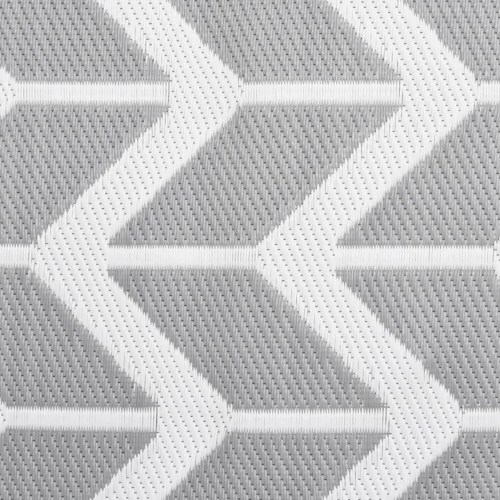 Outdoor Rug ARAKIL Grey 120x180 cm PP