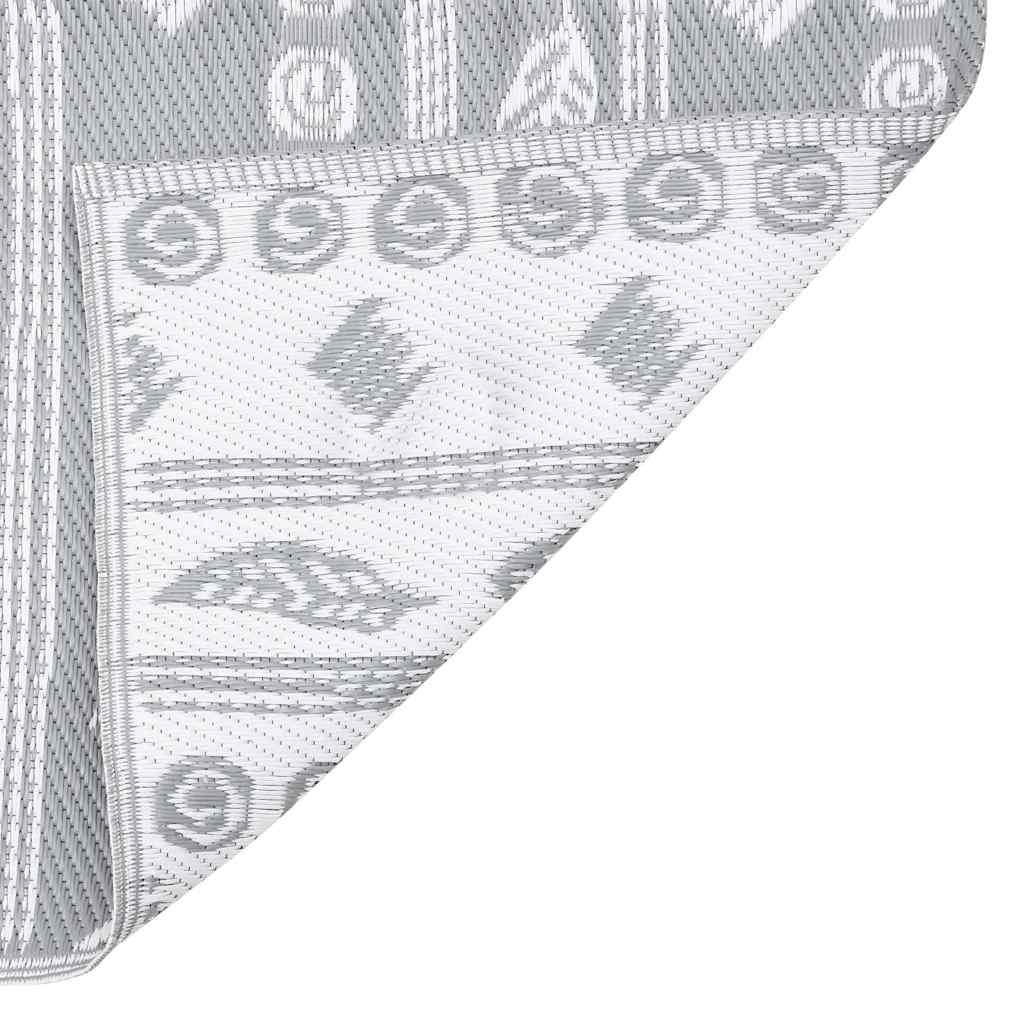 Outdoor Rug Grey 120x180 cm PP