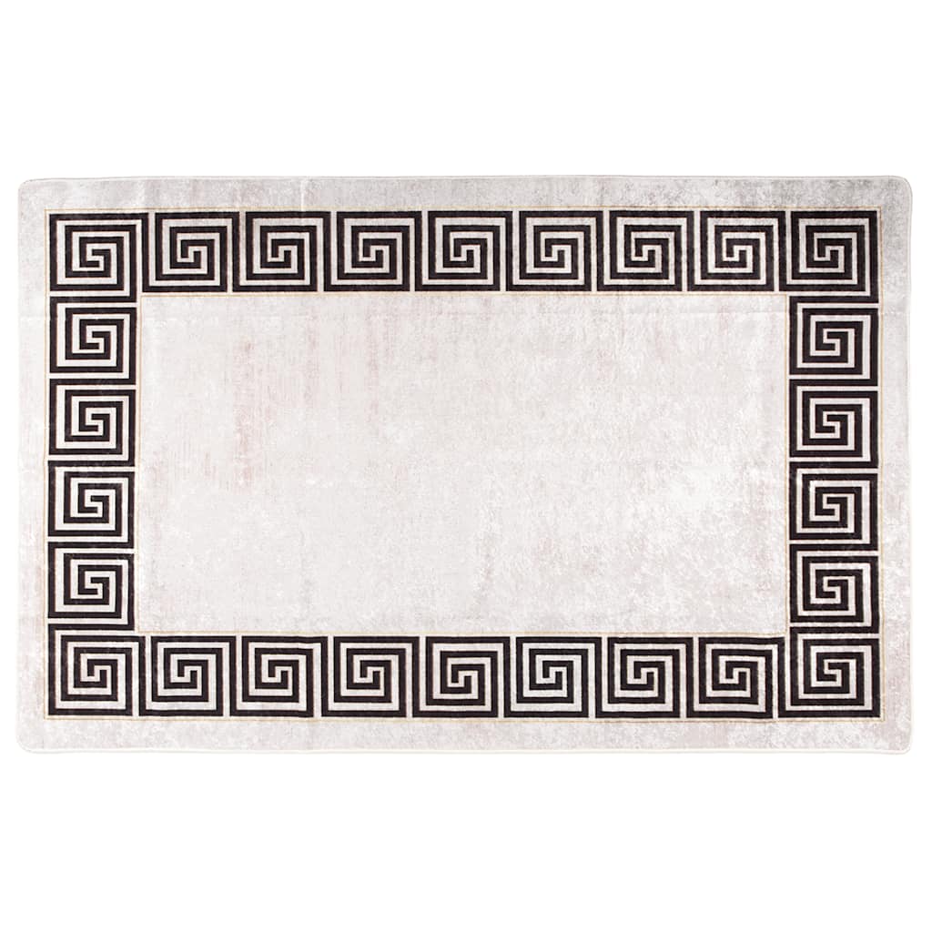 Rug Washable 80x150 cm Light Beige