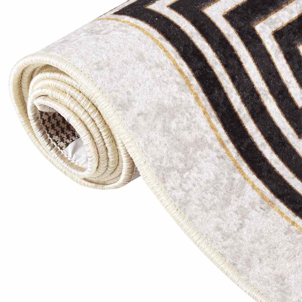 Rug Washable 80x150 cm Light Beige