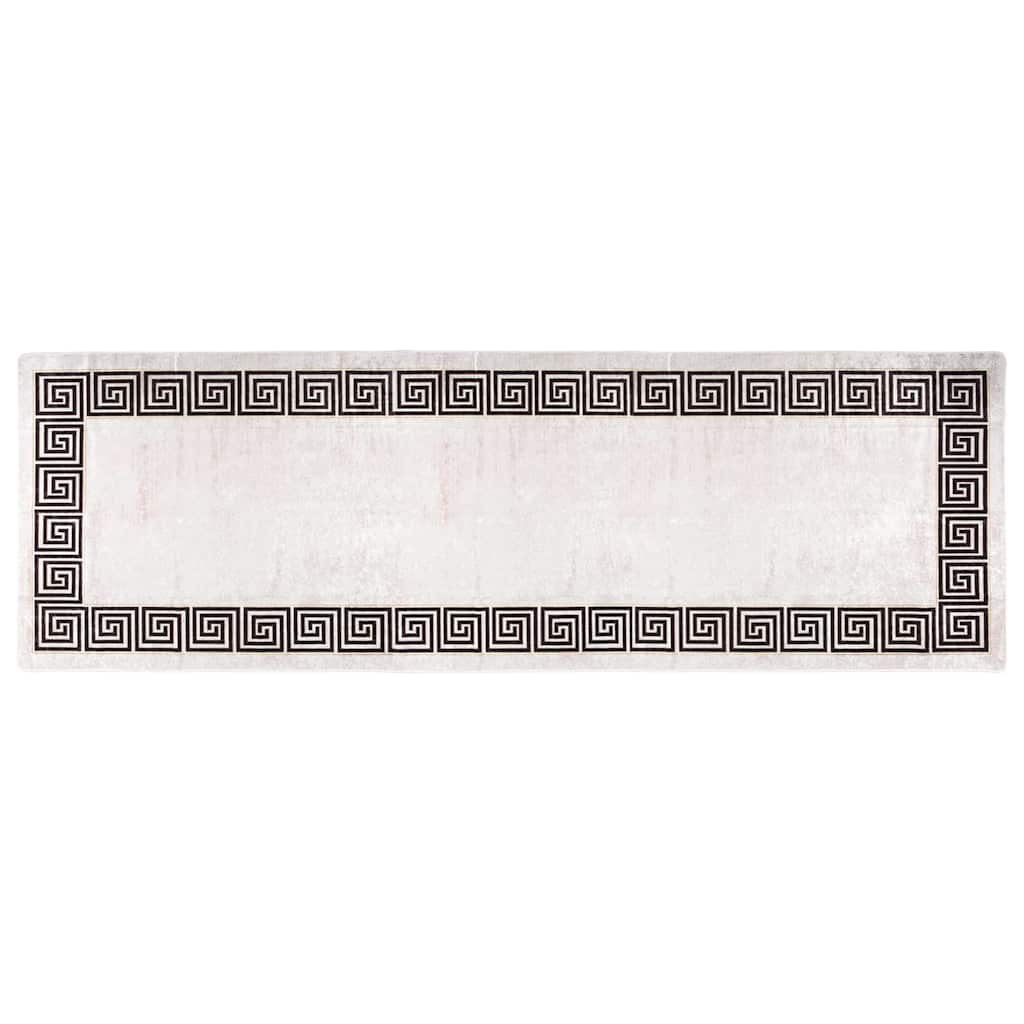 Rug Washable 80x300 cm Light Beige