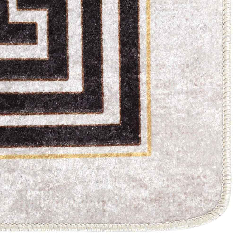 Rug Washable 160x230 cm Light Beige