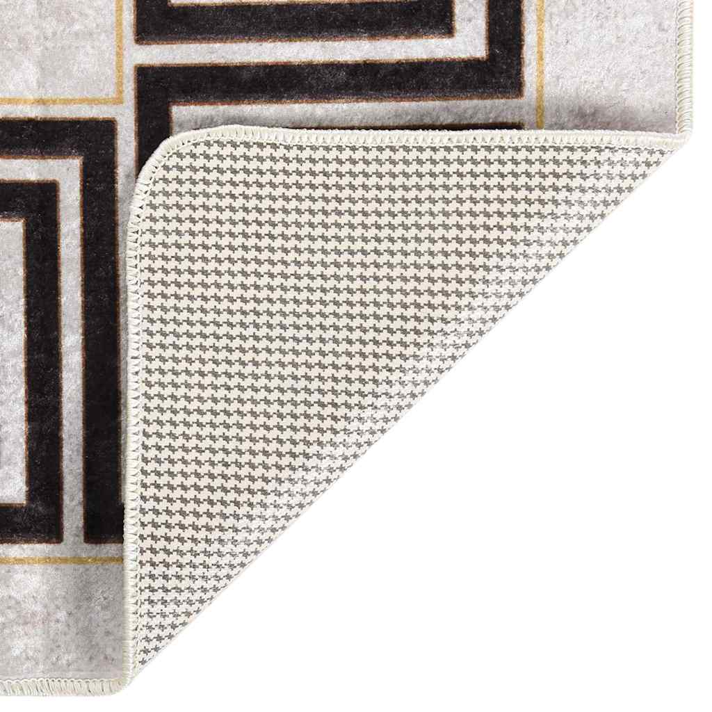 Rug Washable 160x230 cm Light Beige