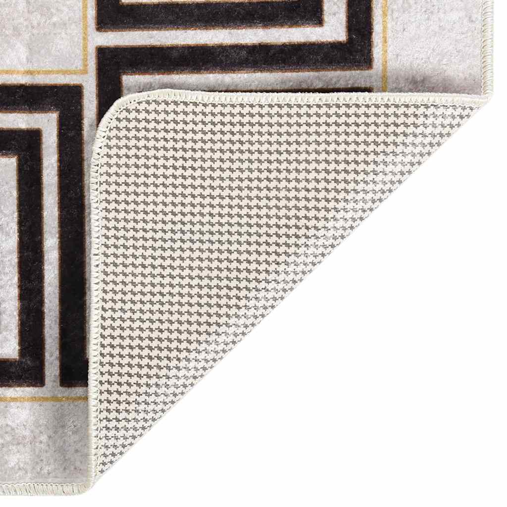 Rug Washable 190x300 cm Light Beige