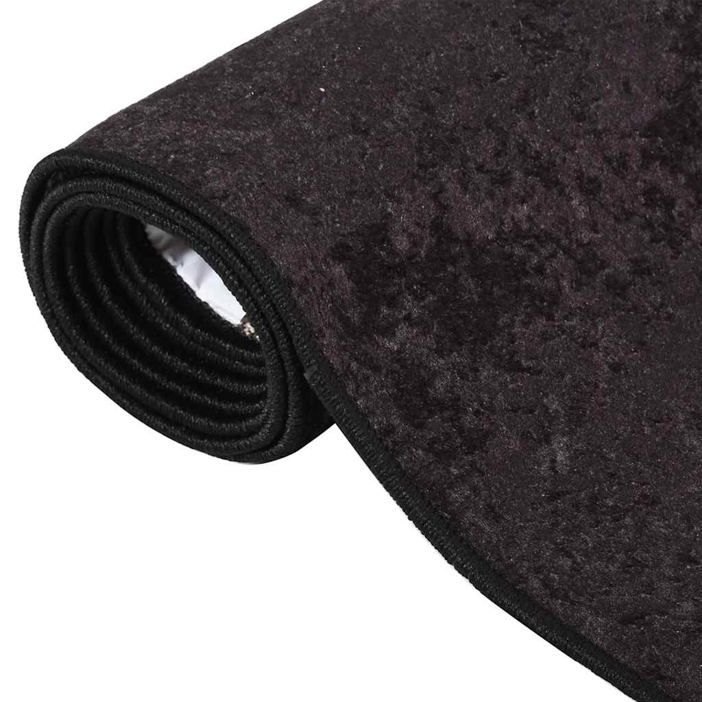 Rug Washable 80x300 cm Anthracite