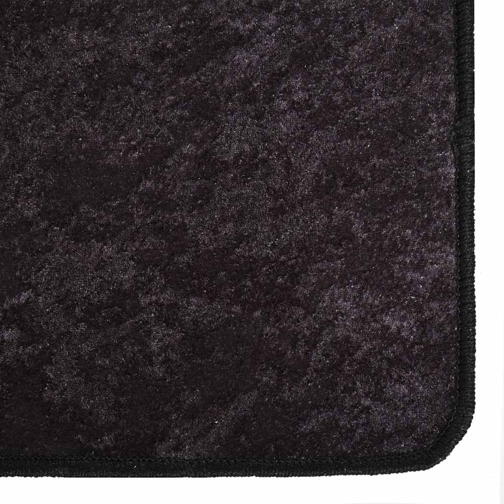 Rug Washable 160x230 cm Anthracite