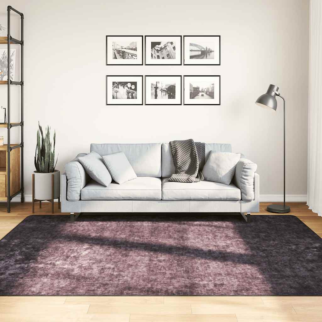 Rug Washable 160x230 cm Anthracite