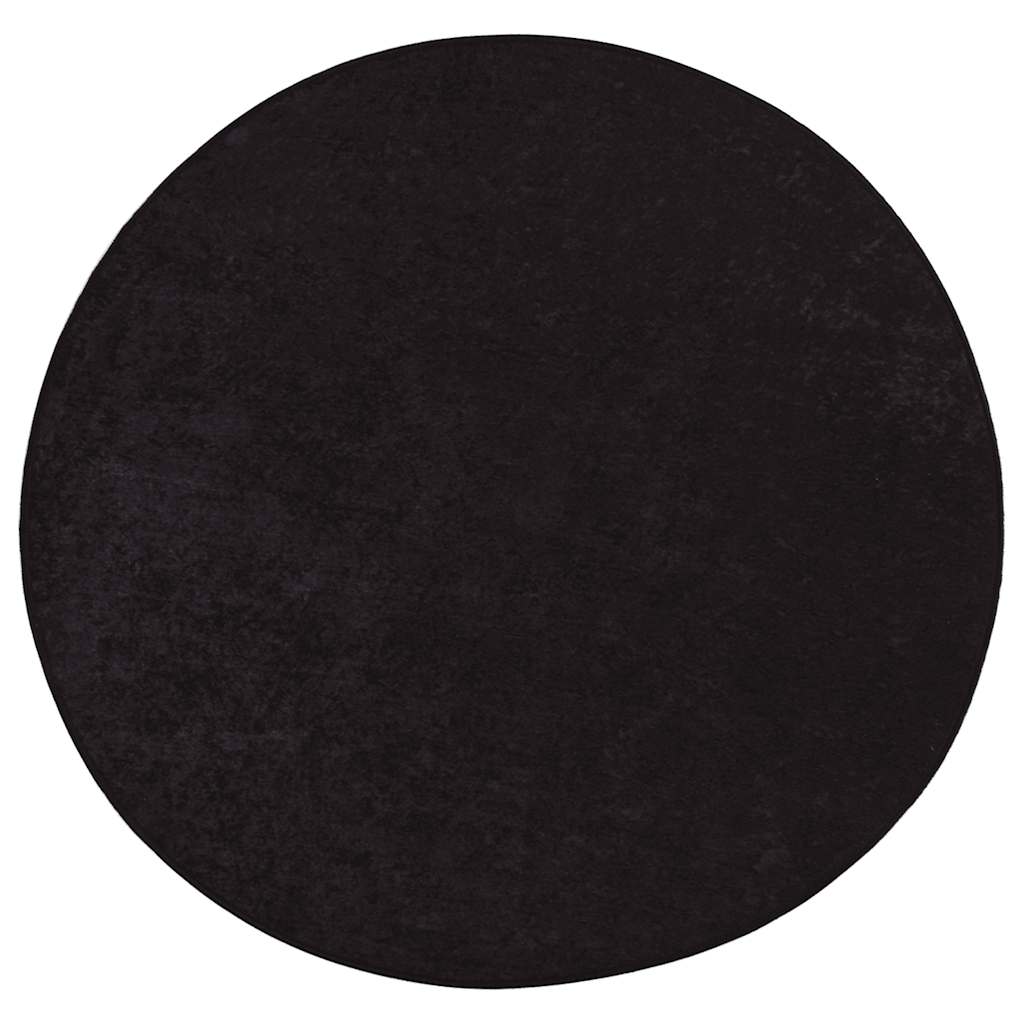 Rug Washable φ120 cm Anthracite