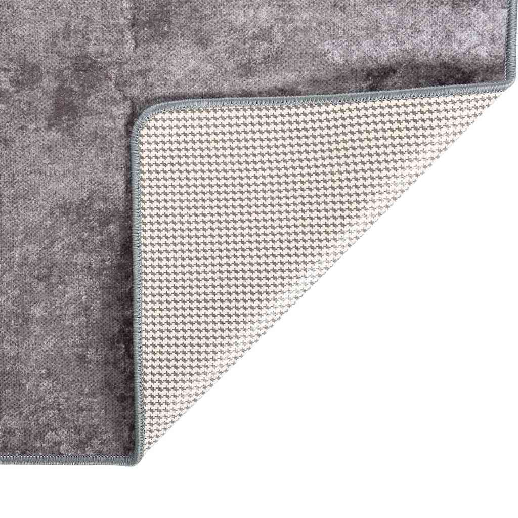 Rug Washable 160x230 cm Grey