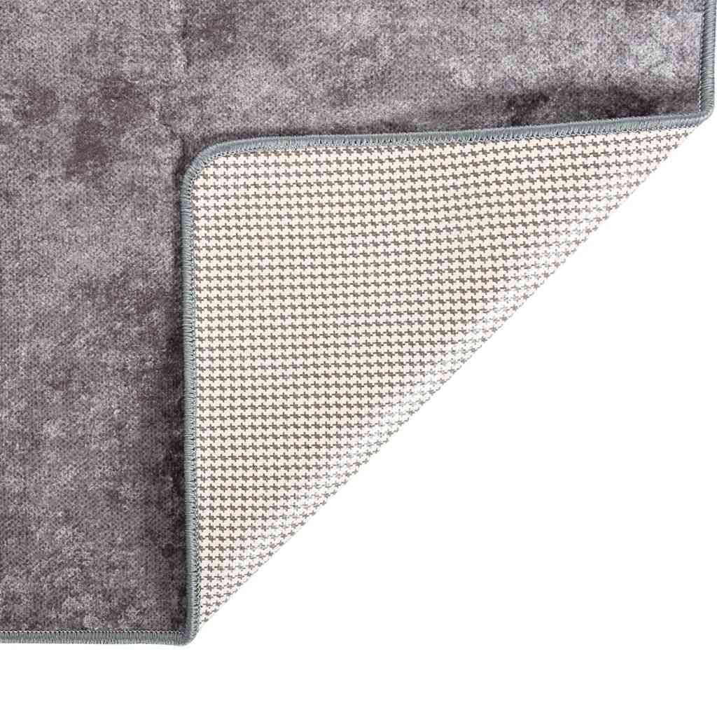 Rug Washable 190x300 cm Grey