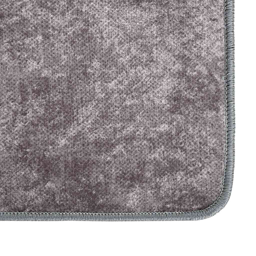 Rug Washable 190x300 cm Grey