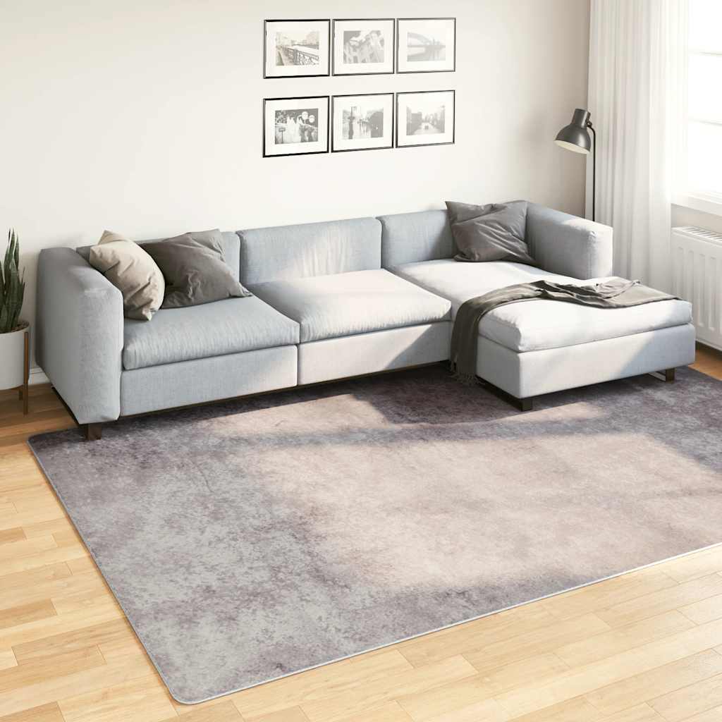 Rug Washable 190x300 cm Grey