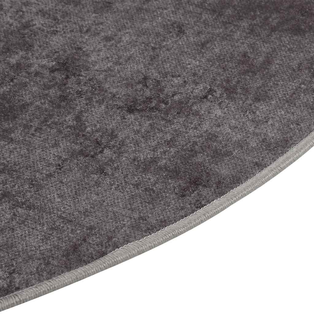 Rug Washable φ120 cm Grey