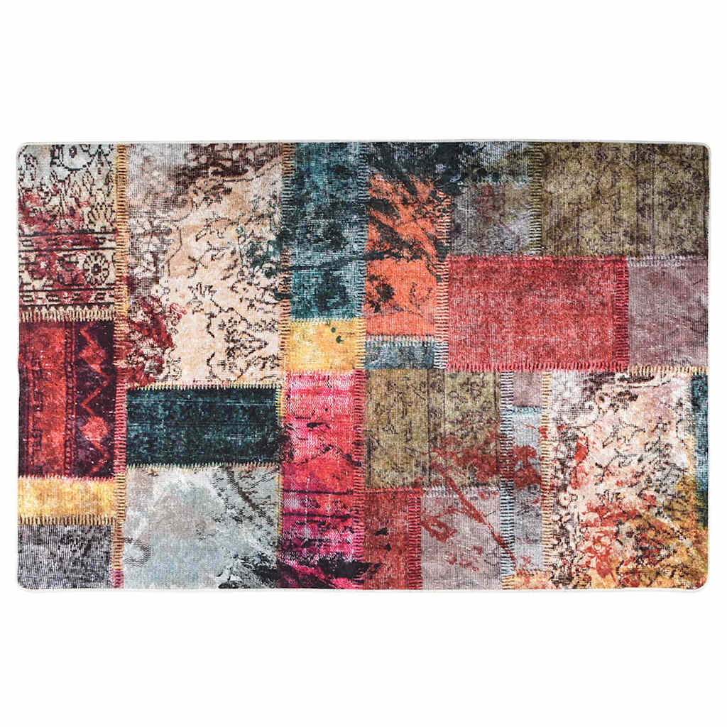 Rug Washable Patchwork 80x150 cm Multicolour