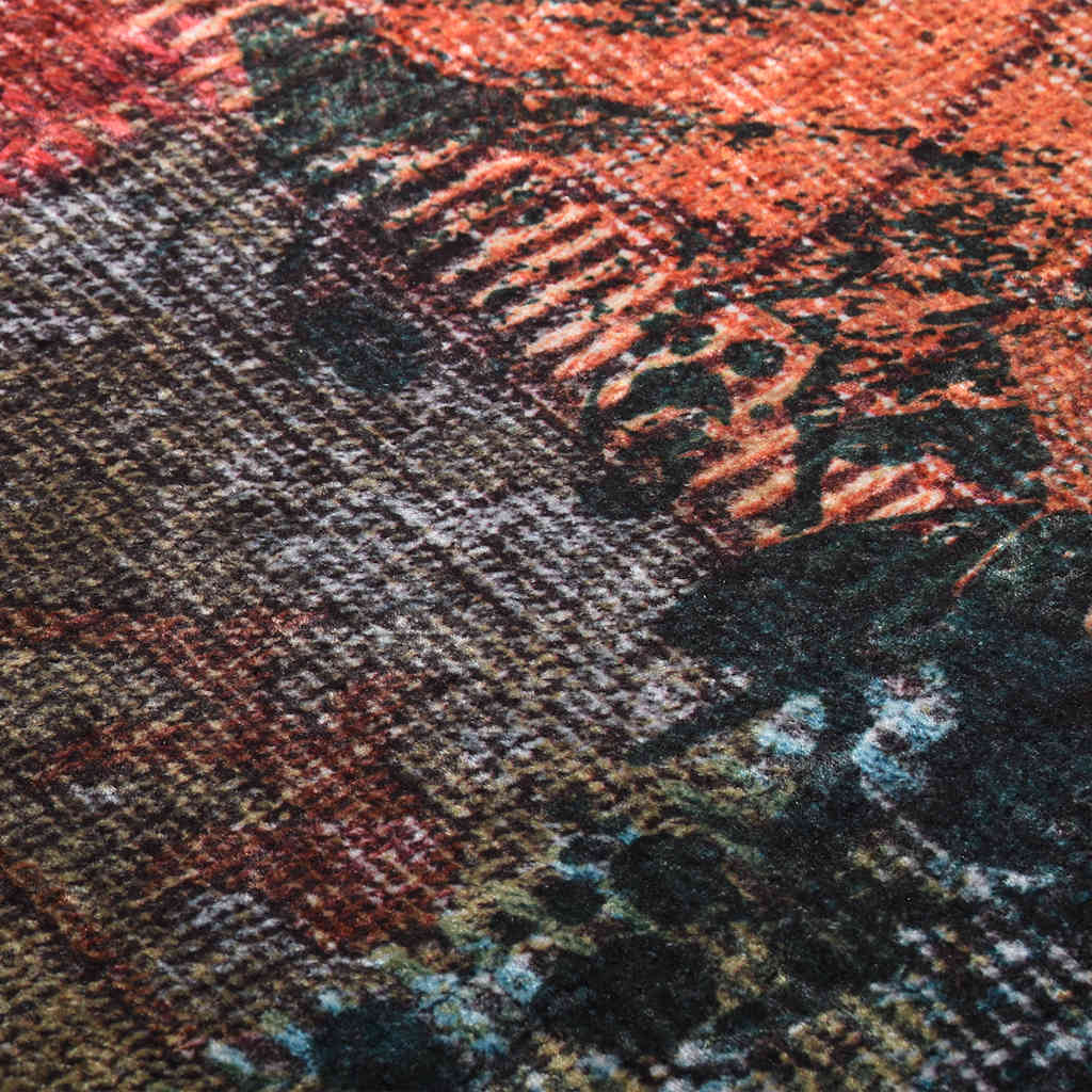 Rug Washable Patchwork 80x150 cm Multicolour