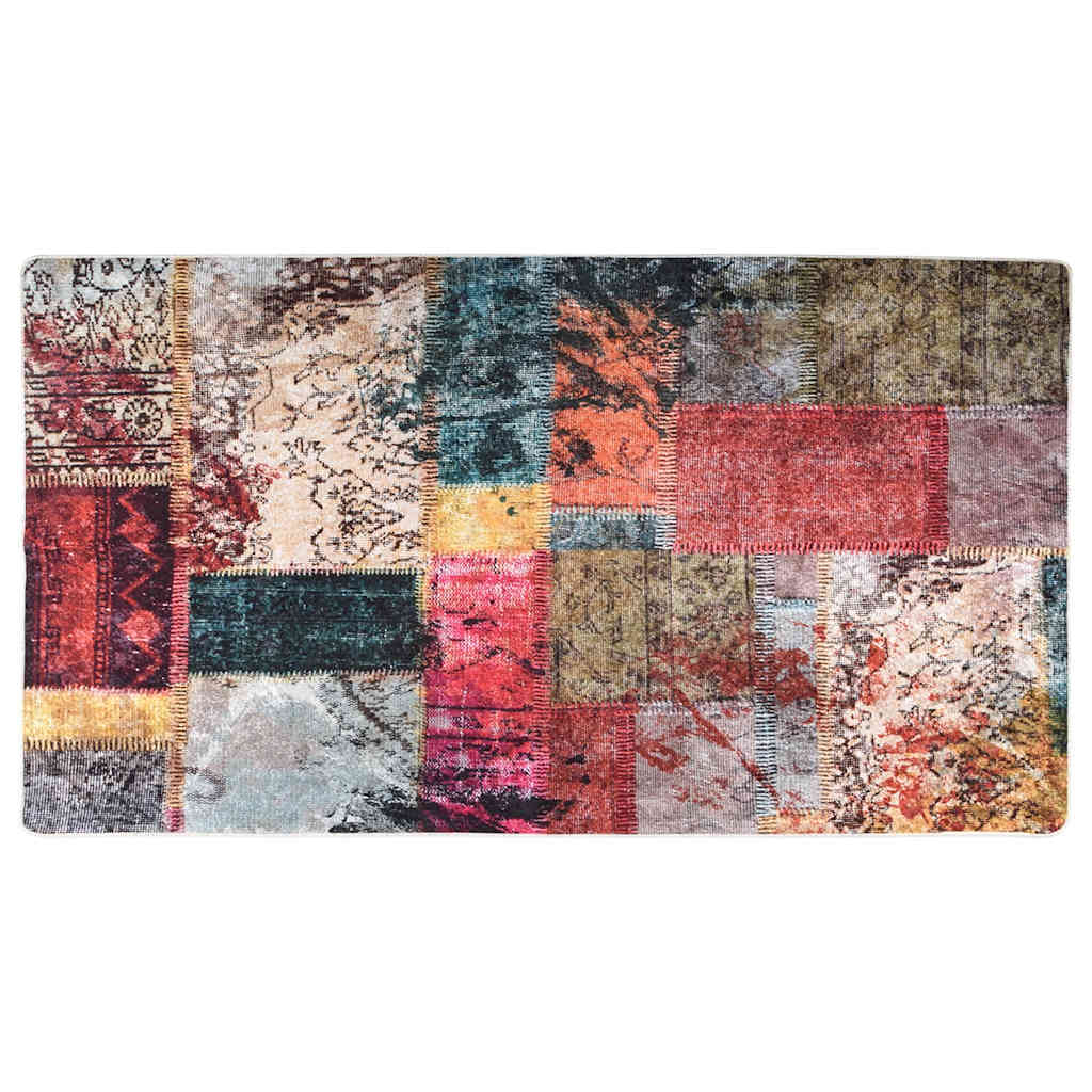 Rug Washable Patchwork 190x300 cm Multicolour