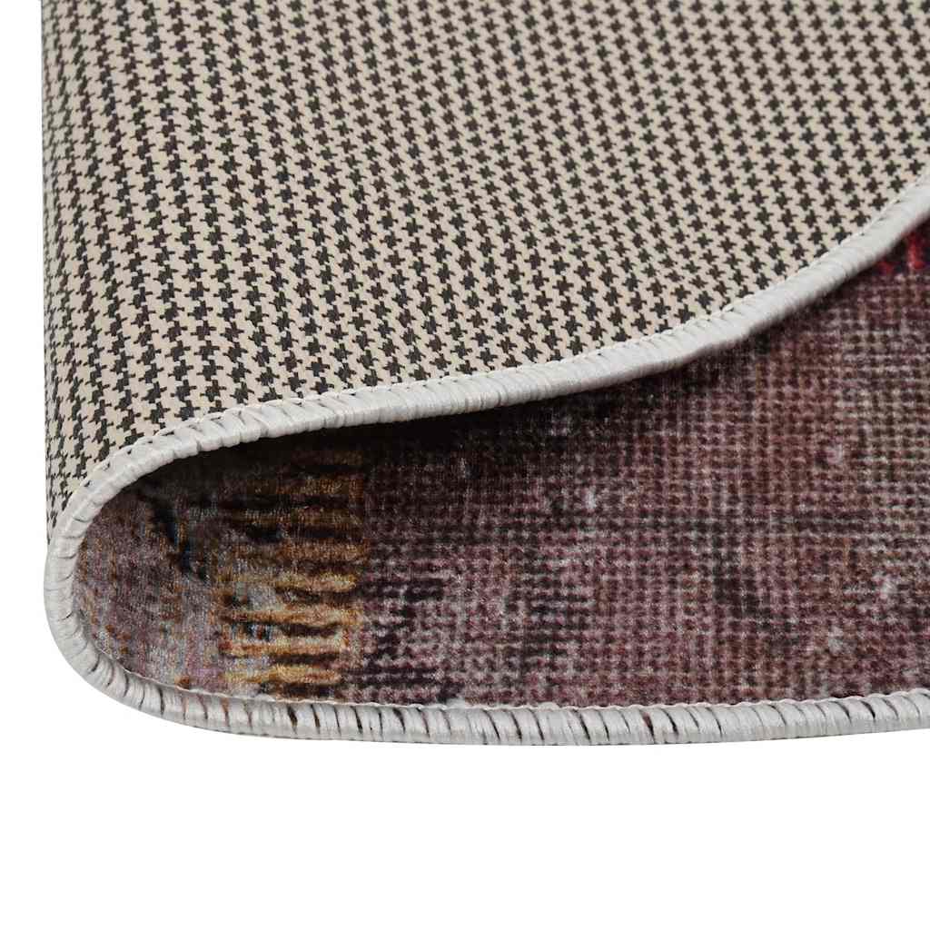 Rug Washable Patchwork φ120 cm Multicolour