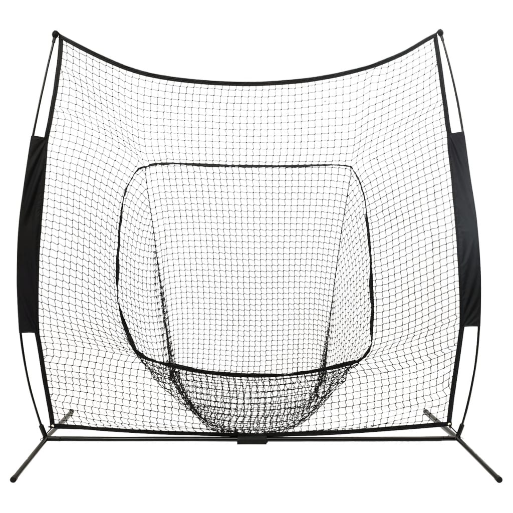 vidaXL Multisport Practice Net Baseball Softball 241x106.5x216 cm Metal